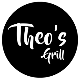 Theo's Grill logo.